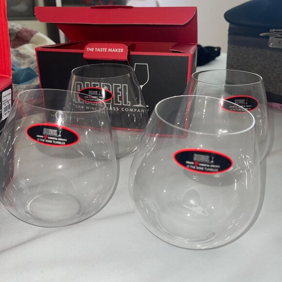 Riedel The O Wine Tumbler Pinot Nebbiolo Set of Four Collections New - Picture 1 of 6